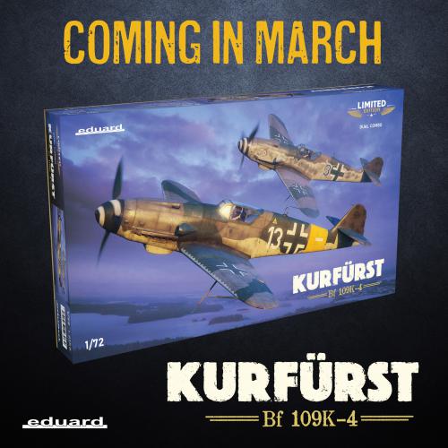 ED LIMITED 1/72 KURF�RST DUAL COMBO Me 109K-4 