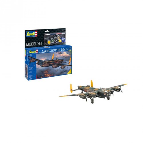 REVELL 64300 Model Set 1/72 Lancaster Mk I/III